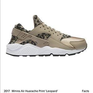 Leopard Nike Huarache size 7.5
